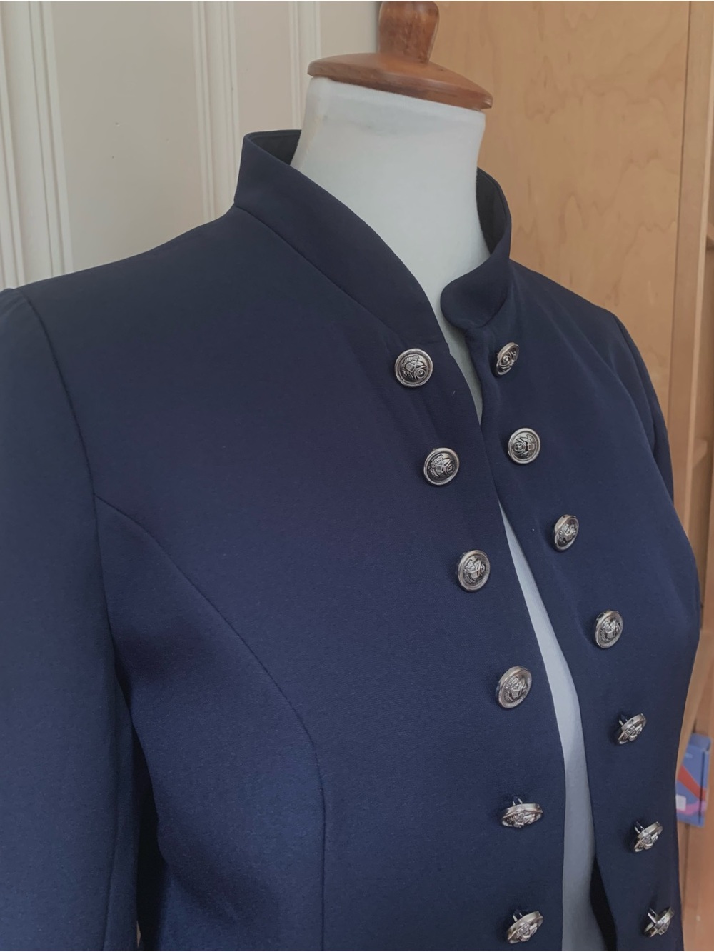 THE KOOPLES PARIS MILITARY JACKET MEDIUM NAVY - Picture 2 of 6